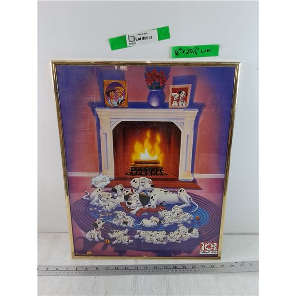 Walt Disney 101 Dalmations Framed Picture