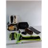 Image 1 : Studio Microphone Appears NIB, (2) Zumba Waist Belts, HP Mouse, Toiletries Bag, Misc