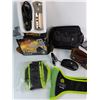 Image 2 : Studio Microphone Appears NIB, (2) Zumba Waist Belts, HP Mouse, Toiletries Bag, Misc