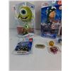 Image 2 : (3) Figurines- Mike, Captain America, And Mater, Legos, Misc