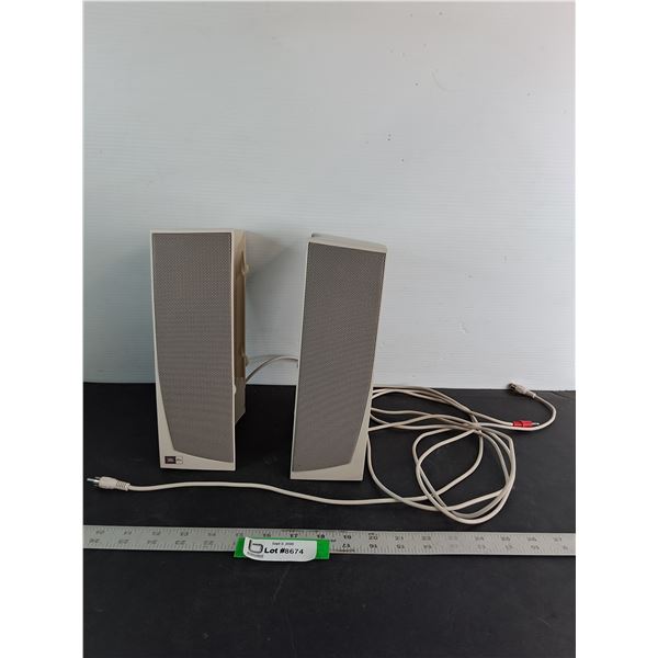 JBL Pro Desktop Computer Speakers - As Is