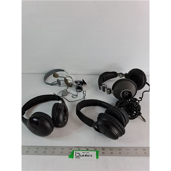 Assorted Headphones (4) - As Is