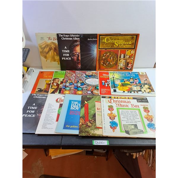 (15) Christmas Vinyl Records