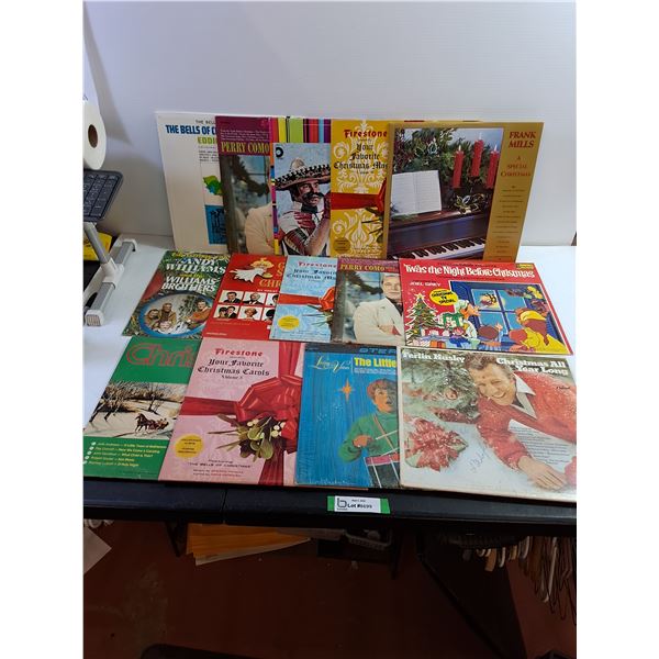 (14) Christmas Vinyl Records