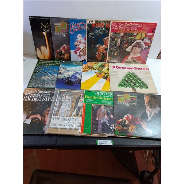 (13) Christmas Vinyl Records