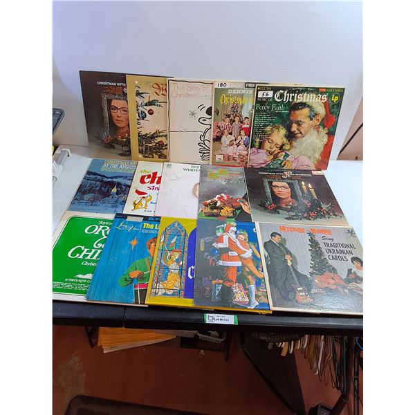 (15) Christmas Vinyl Records
