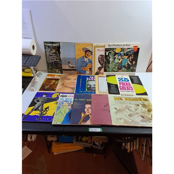 (15) Assorted Vinyl Records