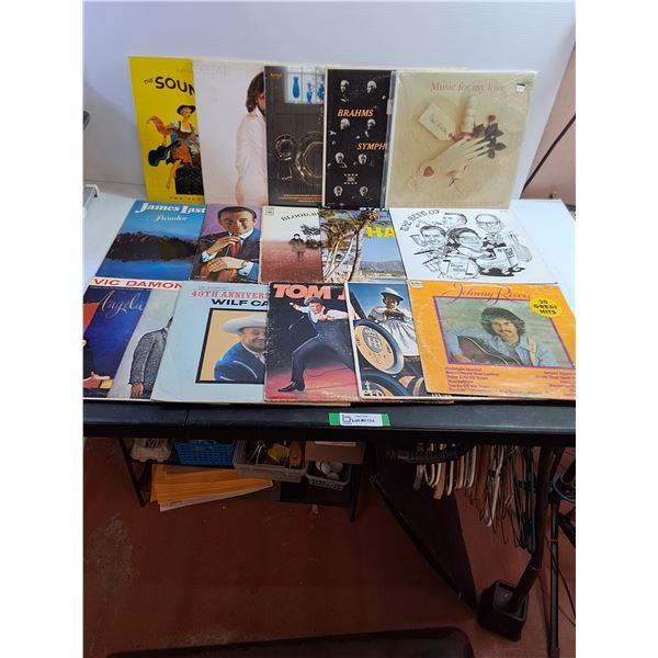 (15) Assorted Vinyl Records