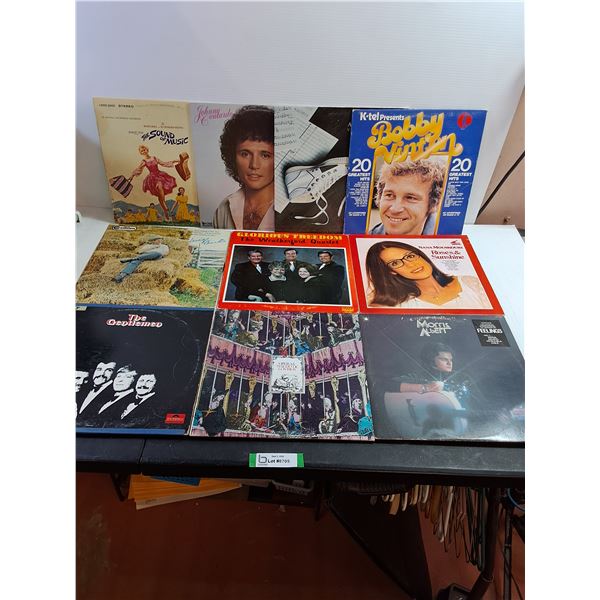 (10) Vinyl Records - Bobby Vinton, Morris Albert, Johnny Contardo