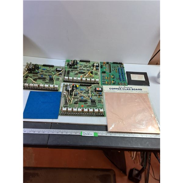 Assorted Circuit Boards, Copper Clad Boards,