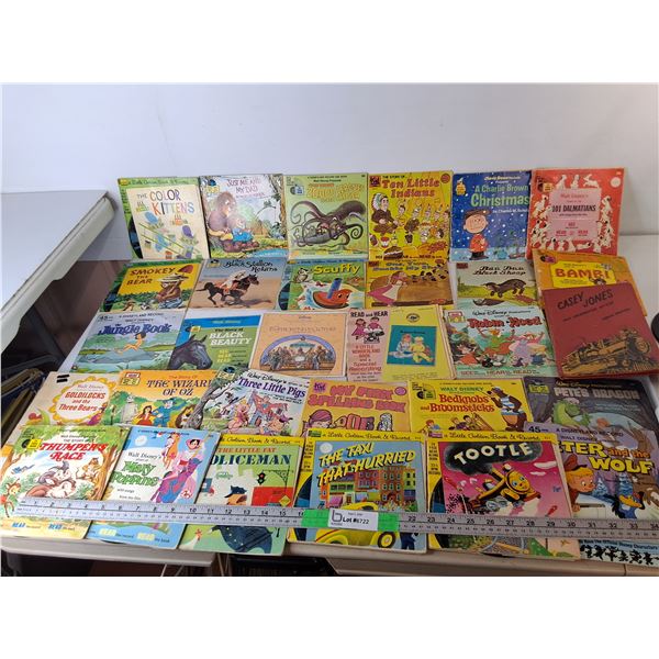 Mostly Vintage Children's Books- Some with Records
