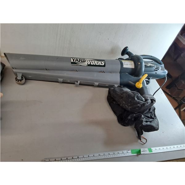 Yardworks Vac/Leafblower-As Is, Can't Ship