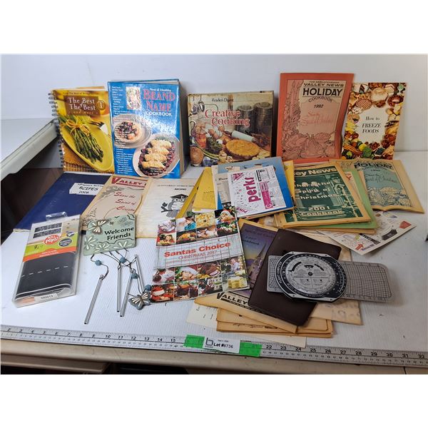 Manual Flight Computer, Windchime, Chalkboard Decal, Cookbooks