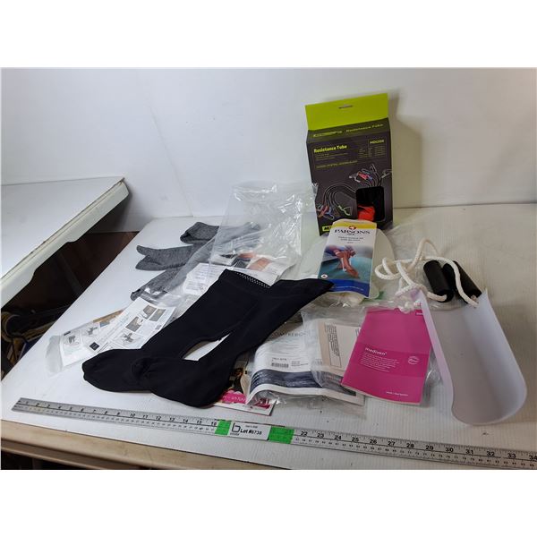 MD Buddy Resistance Tube, Folding Stocking Aid, Compression Stockings