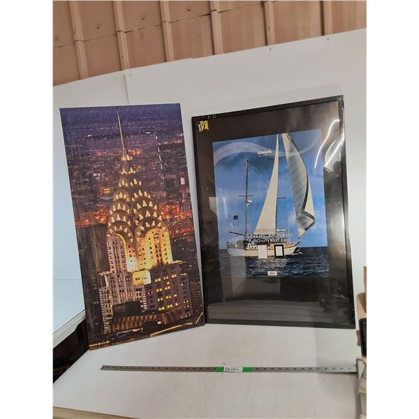 Chrysler Building Wall Art & Poster Frame Up to 24" x 36"- Can't Ship