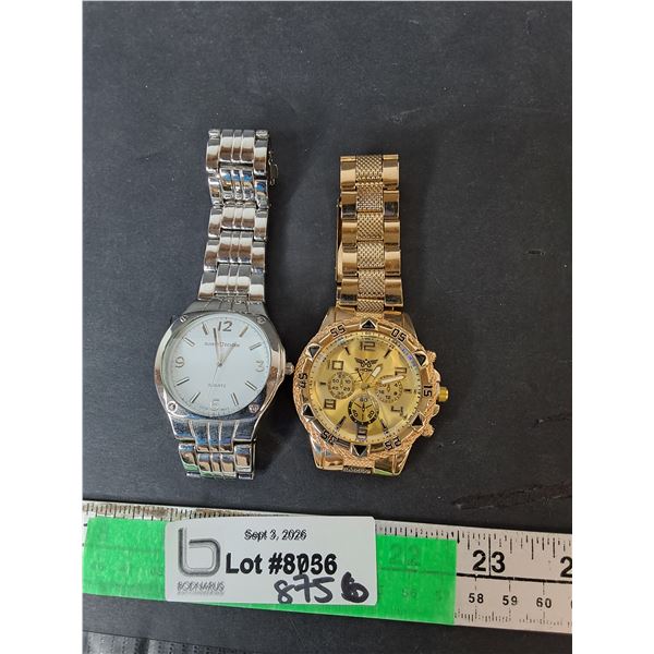 Men's Zhowe & Suisse Wristwatches- As Is