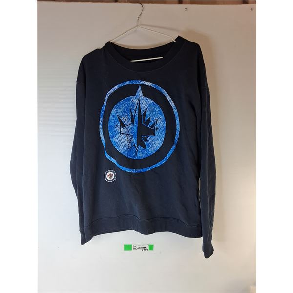 Winnipeg Jets Sweater- Approx. L, Some Pet Hair