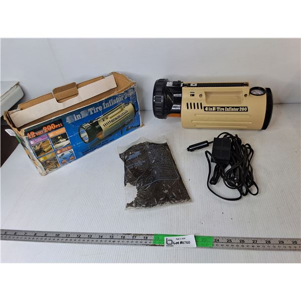 4 in 1 Tire Inflator 200-Untested