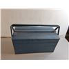Image 3 : Metal Foldout Tool/Tacklebox 16.75" x 8.5" x 8.5"- Can't Ship
