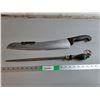 Image 1 : Commercial Pizza Knife 21.5" & Sharpener- Can't Ship