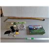 Image 1 : Puttoscope- As Is, Practice Putting Cup, Wooden Cane 35"- Can't Ship