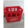 Image 3 : (6) Glass 1.5L Coca Cola Bottles & Crate 15" x 10" x 13.5"- Can't Ship
