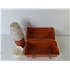 Image 2 : Vintage Thermos Bottle, Lunchbox, Angle Transfer Tool & Level