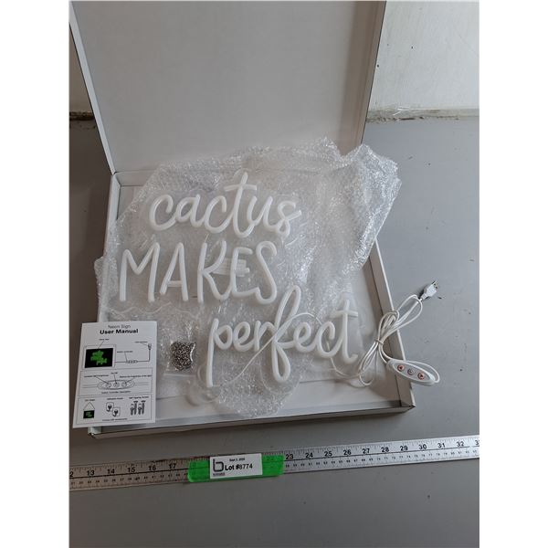 Cactus Makes Perfect Sign-Untested