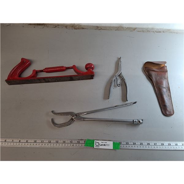 Nipper, Pliers, Autobody File Holder