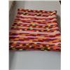 Image 3 : Colorful Knitted Blanket - 43" x 40"