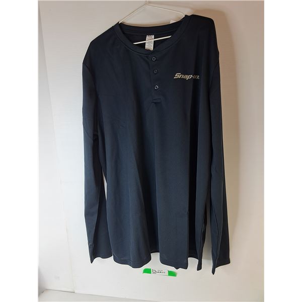 Snap-on Long Sleeve Shirt-XXXL