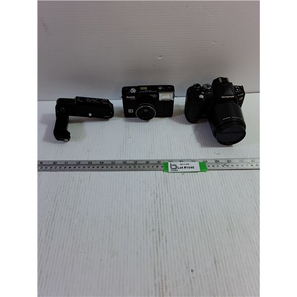 Olympus E-510 & Kodak VR35 Cameras w/ Extra Camera Part