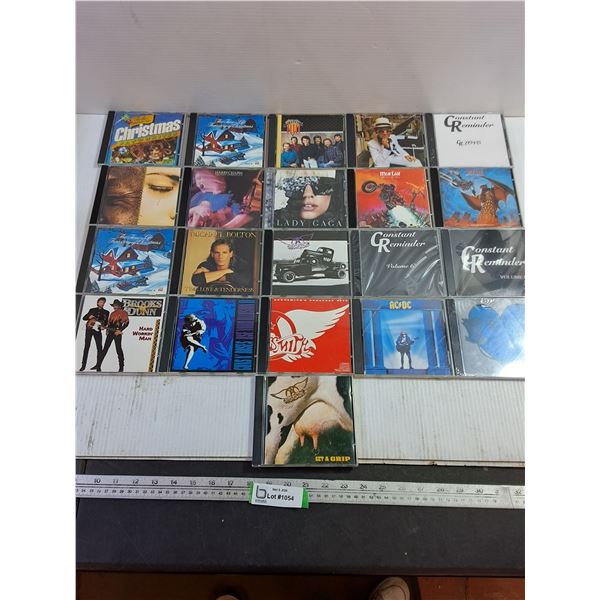 (21) Assorted CD Discs - AC/DC, Guns & Roses, Aerosmith