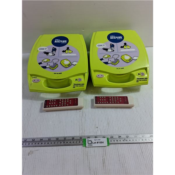 (2) Zoll AEDplus CPR Trainers - Untested
