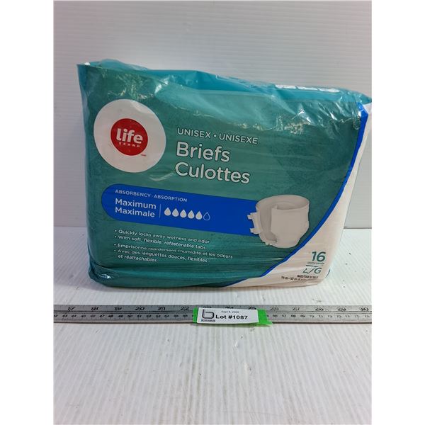 Life Brand Adult Incontinence Briefs