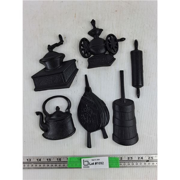 Vintage Cast Iron Wall Decorations