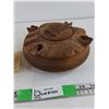 Image 2 : Vintage Carved Wood Dish