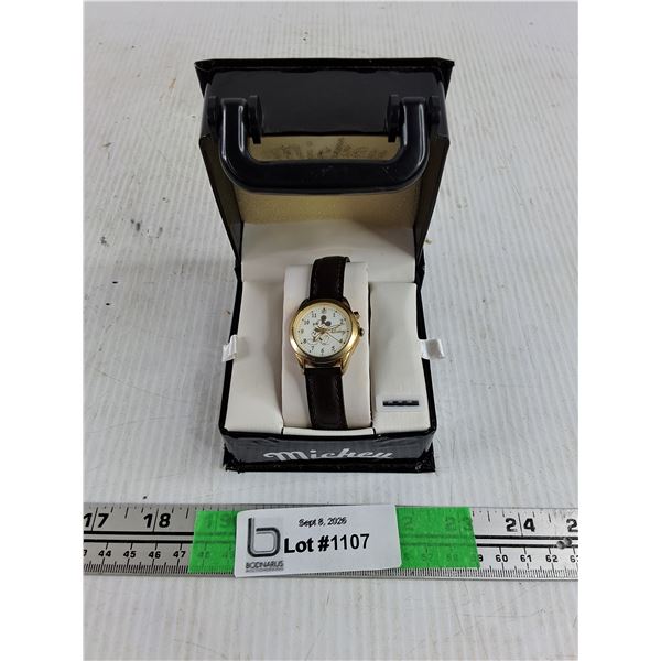Mickey Mouse Quartz Watch - As Is