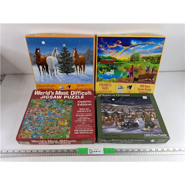 Assorted Jig Saw Puzzles - As Is