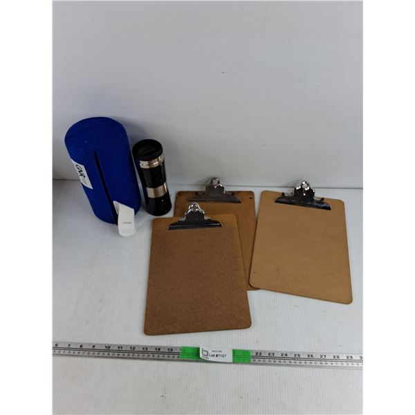 Neck Pillow, Insulated Cop & Clip Boards