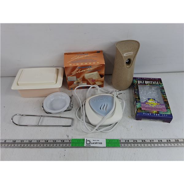 The Clothes Shaver, Tupperware Food Container, Air Wick Dispenser, Misc