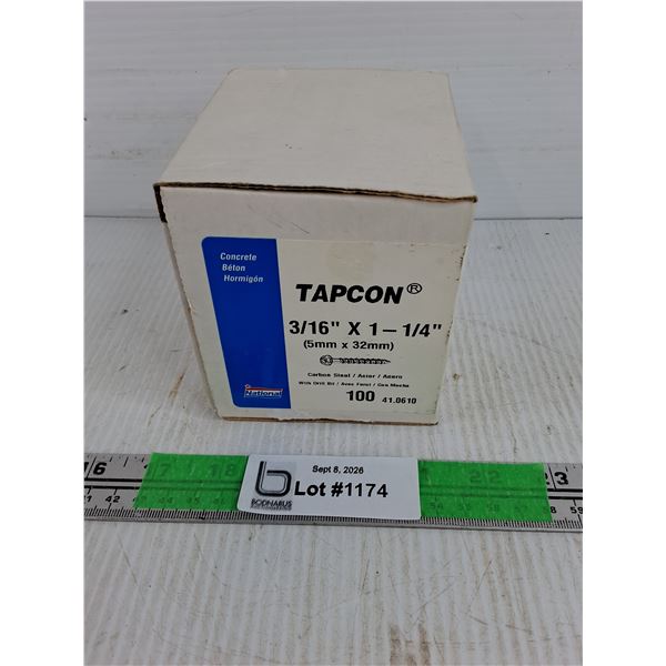 Tapcon 5mm x 32mm Carbon Steel Screws