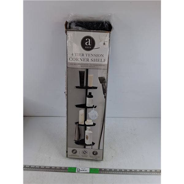4 Tier Tension Corner Shelf