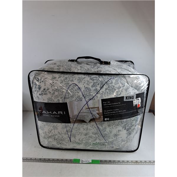 Tahari 100% Cotton Comforter Set