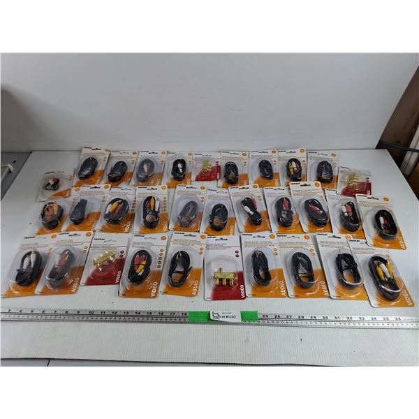 Chateau TV/Stereo Plugs, Splitter, Cables & Y Adapters - New