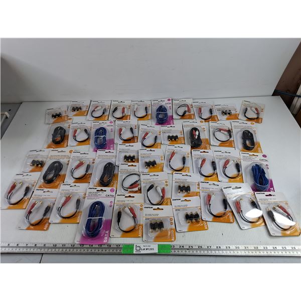 Chateau TV/Stereo Plugs, Splitter, Cables & Y Adapters - New