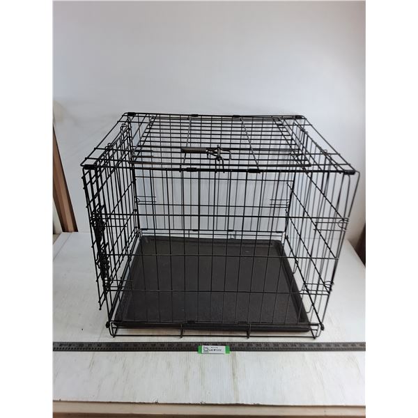 Metal Wire Collapsible Pet Kennel - 24x20x22" Assembled, Pickup Preferred