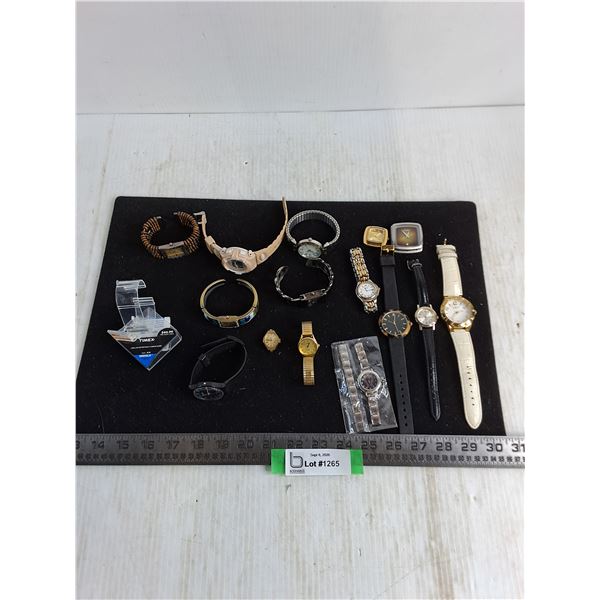 (15) Assorted Wrist Watches, Timex Display