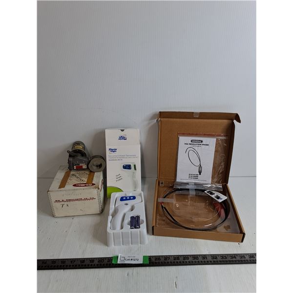 Whittaker Valve Motor Actuated, Non Contact Thermometer, VGA Resolution Probe