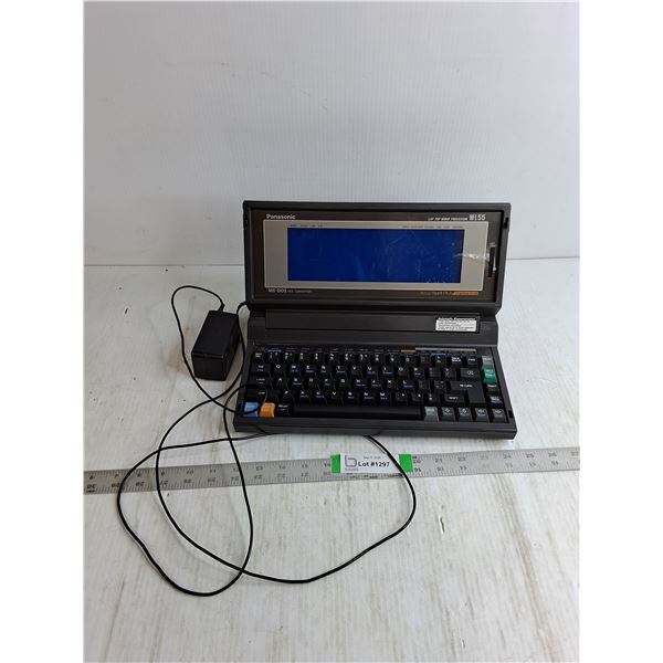 Panasonic Lap Top Word Processor 12 3/4",9.5"x3" As Is